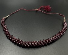 Vintage granat kette collier - kette,