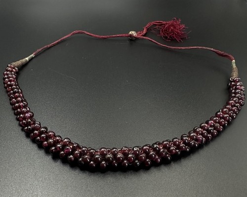 Vintage granat kette collier - vintage,