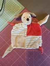 Sterntaler Schmusetuch Hanno Hund, Braun Rot, Rasselfunktion