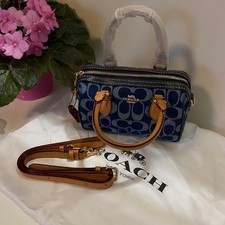 COACH Denim 2way Shoulder Bag