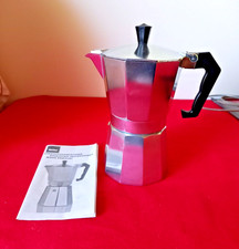 Mokka- Espressokocher, Kela, Für 3 Tassen, Aluminium, gebraucht mit Anleitung