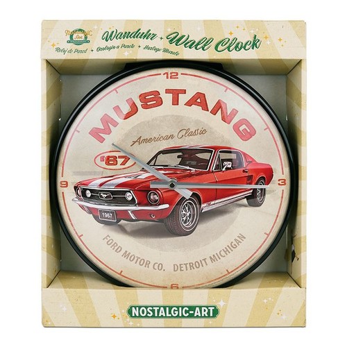 Ford mustang wanduhr 31cm - ford,