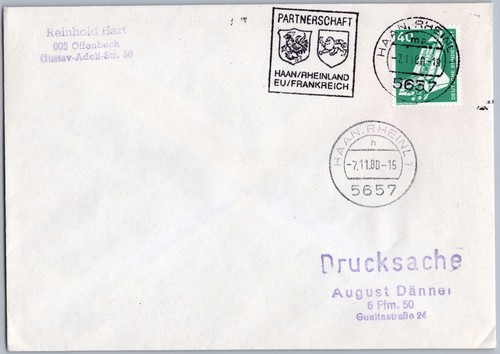 Brief sst sonderstempel - brief,