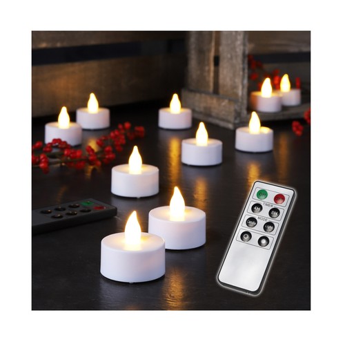 10x led teelichter - 10x,