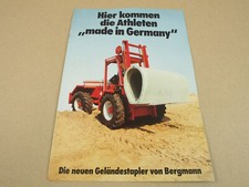 Prospekt Bergmann Geländestapler ST 30 40 50 KN 35 50 ca 1982