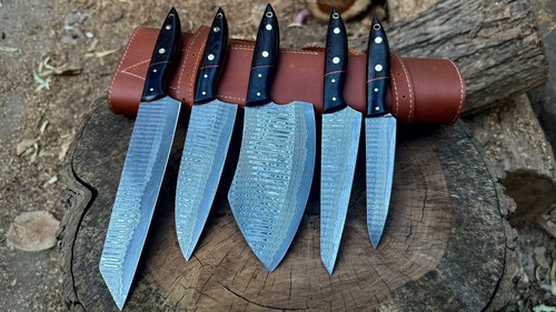 Damast küchenmesser set - damast,