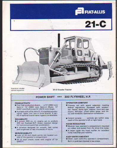 Fiat allis c - fiat-allis, "21-c"