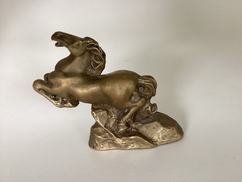 Kleine messingskulptur pferd - kleine,