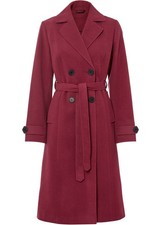 Winter-Trenchcoat in Wolloptik