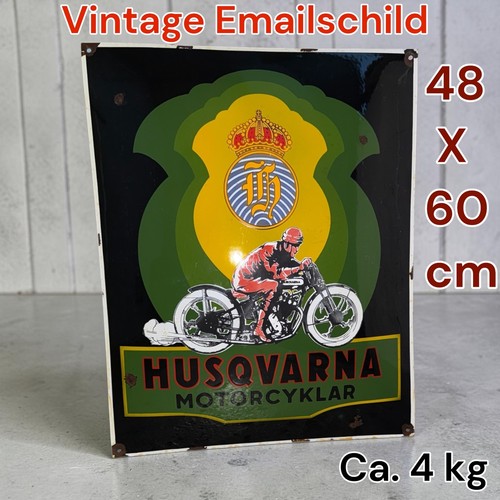 Vintage alt husqvarna emaille - alt,