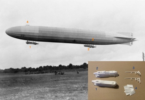 144 zeppelin serie lz45 - p-serie, /
