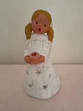 Singer Engel weiß  H 19 cm