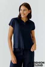 Oui polo bluse darkblue - oui, art