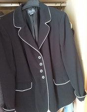 Abadie damen blazer schwarz - damen,