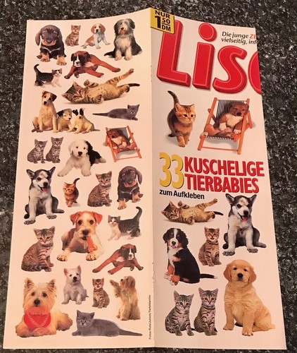 Sticker bogen aus zeitschrift - bogen,