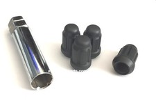 (4) MATTE BLACK 6 SPLINE DRIVE