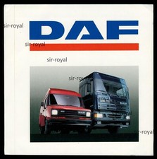 Werbe Aufkleber DAF Fahrzeuge Lastwagen LKW Auto KFZ - 13x13cm Vintage 80er 90er