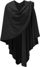 Damen Poncho Schal Cashmere