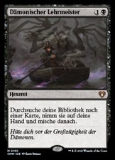 Demonic Tutor, Commander Masters MtG Foil, deutsch