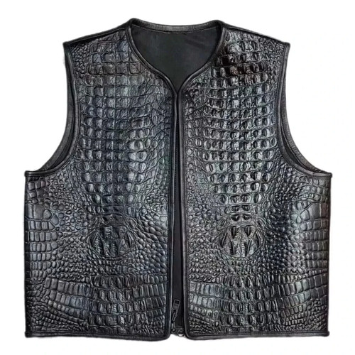 Herren lederweste schwarz - herren,