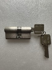 Ikon Schließzylinder, Doppelzylinder, mit 3 Schlüssel, Edelstahl