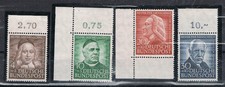 1953 Bund, Mi. 173/76 postfr., Mi. 176 gepr. Schlegel