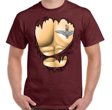 Fallschirmjäger T-Shirt, Der Fallschirm Regiment Kappe Abzeichen Herren 1 2 3 4