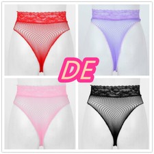 DE~Damen Netz Slip Spitzen