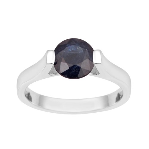 Solitaire carat 7mm - carat, blue