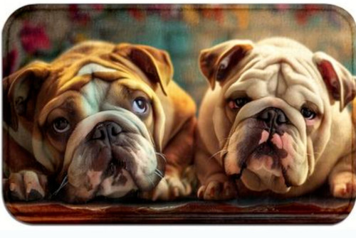 Türmatte englische bulldogge - englische,