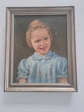 Ölgemälde kleines Mädchen von George