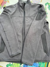 Arc'teryx, Strickjacke, Herren, Größe: XL Grau, Polyester, Einfarbig Neu