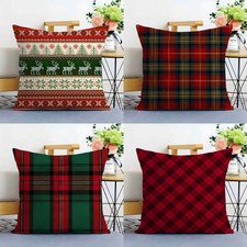 Weihnachten Plaid Kissenbezug