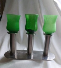 3er Set Teelichthalter Aufsatz auch für Flaschen  geeignet 