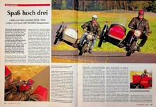 Oldtimer Praxis 2324) MZ ES 250/2-Gespann in einer seltenen Vorstellung auf 5 Se