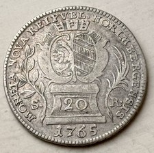 20 Kreuzer 1765 SR Nürnberg