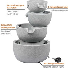 Gartenbrunnen mit Led Brunnen