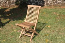 2er satz teak klappstühle - 2er,