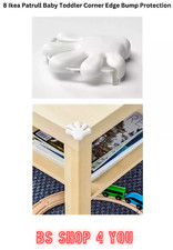 8 x weiße Hände Ikea Patrull Baby Kleinkind Eckkante Noppenschutz 901.150.92