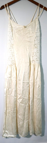 Ivory langes seiden - ,