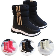 Kinder Winterschuhe Jungen Warm Gefüttert Mädchen Schneestiefel Outdoor Boots DE