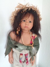 Karin Schmidt künstlerpuppe " Sancha " - Marke Götz