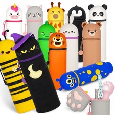 LEGAMI Federmäppchen Stiftehalter Panda Dino Einhorn Tiger Kitty Pingu Halloween