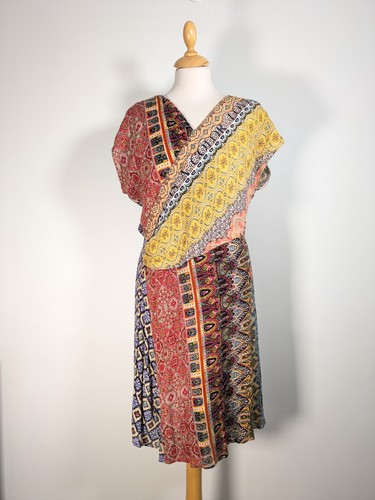 Desigual patchwork print faux - patchwork,