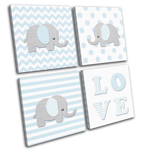 Cute baby elephant blue - cute,