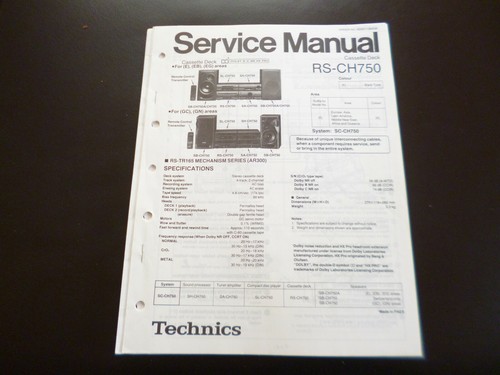 Original service manual - service,
