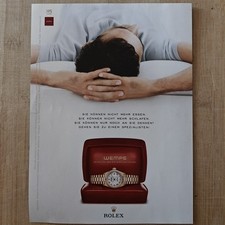 Rolex Datejust Uhr Watch 2003 Vintage Werbung Anzeige Werbeanzeige Advert Adv