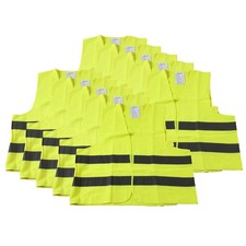 10x Warnweste Warnschutzweste