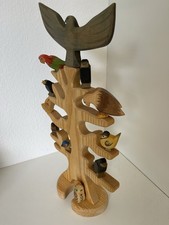 Ostheimer Holzspielzeug - Baum mit 11 Vogelfiguren
