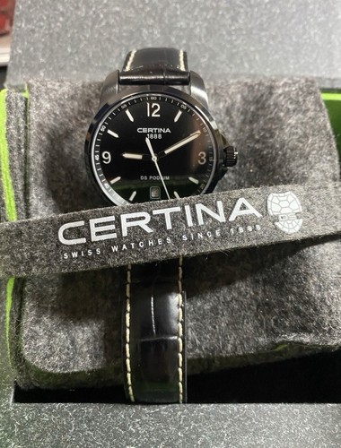 Certina podium black - podium, uhr